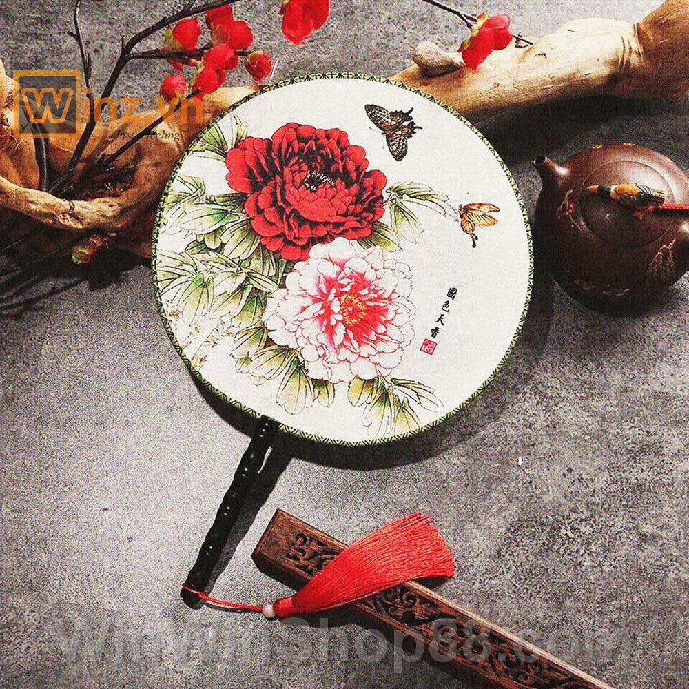 Quạt tròn cổ trang