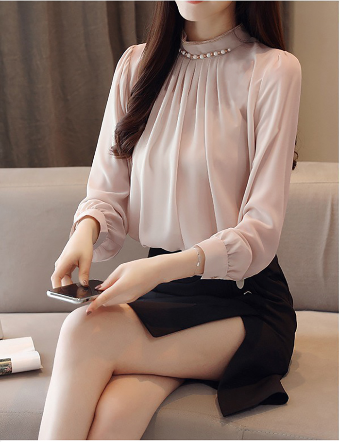 ÁO KIỂU  VOAN HOA SANG TRỌNG NT1055A