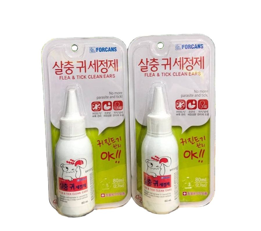Dung dịch rửa sát trùng tai Forcans cho chó mèo 80ml