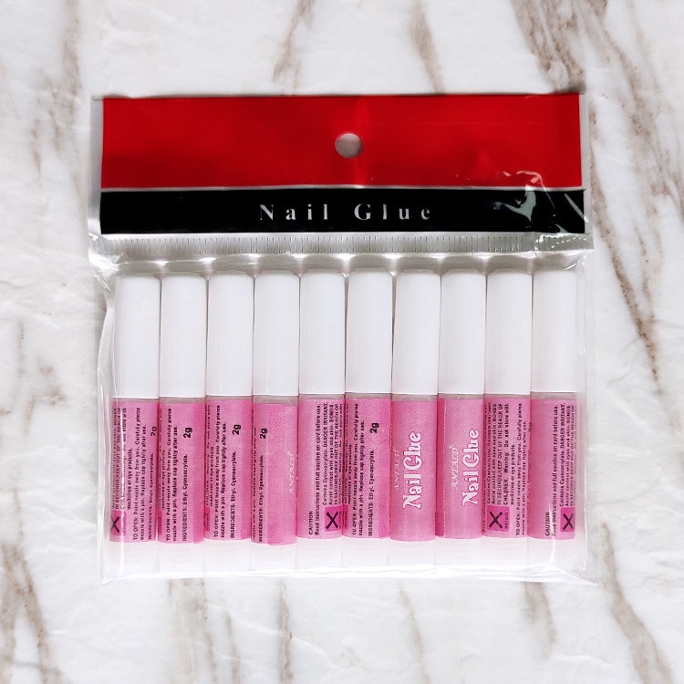 Set 10 tuýp keo dán móng giả Nail Glue 2g