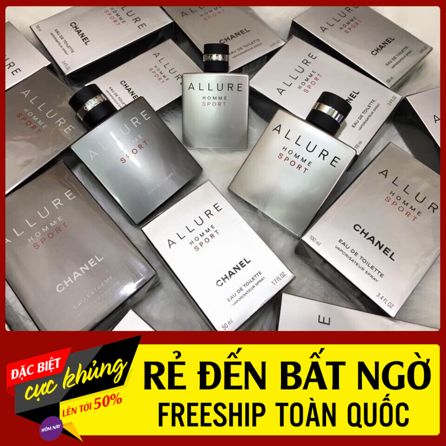 Nước Hoa Nam Nữ Cao Cấp AIIure Bạc 100ml Full Box Cực Thơm