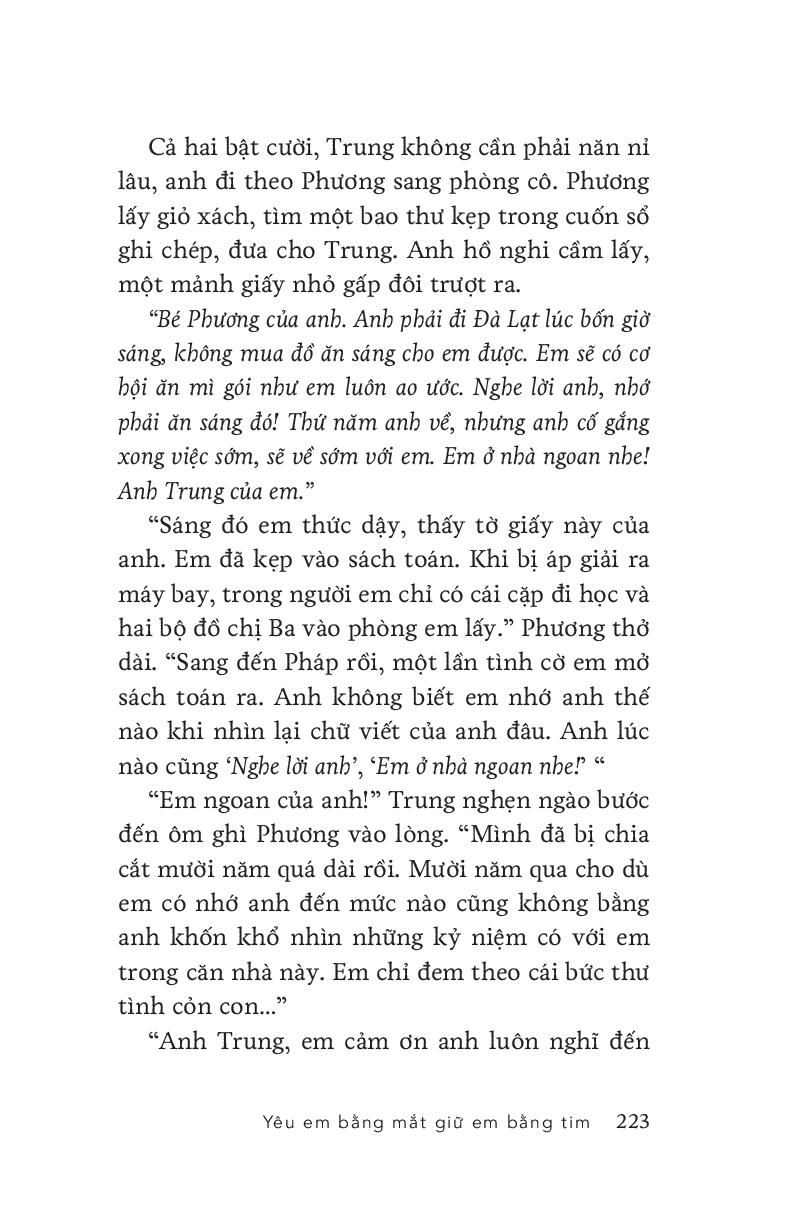 Fahasa - Yêu Em Bằng Mắt, Giữ Em Bằng Tim