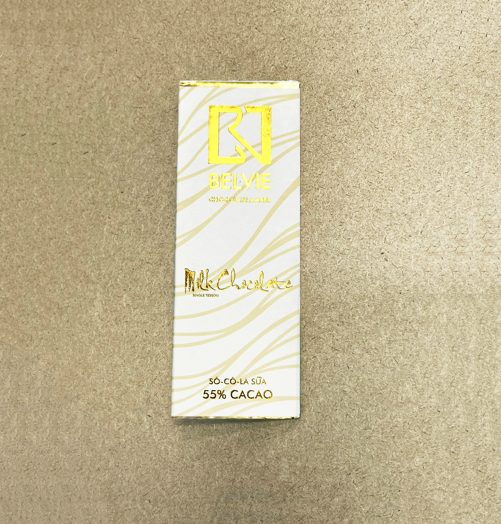 Belvie Milk Chocolate 55% cacao, 80gr