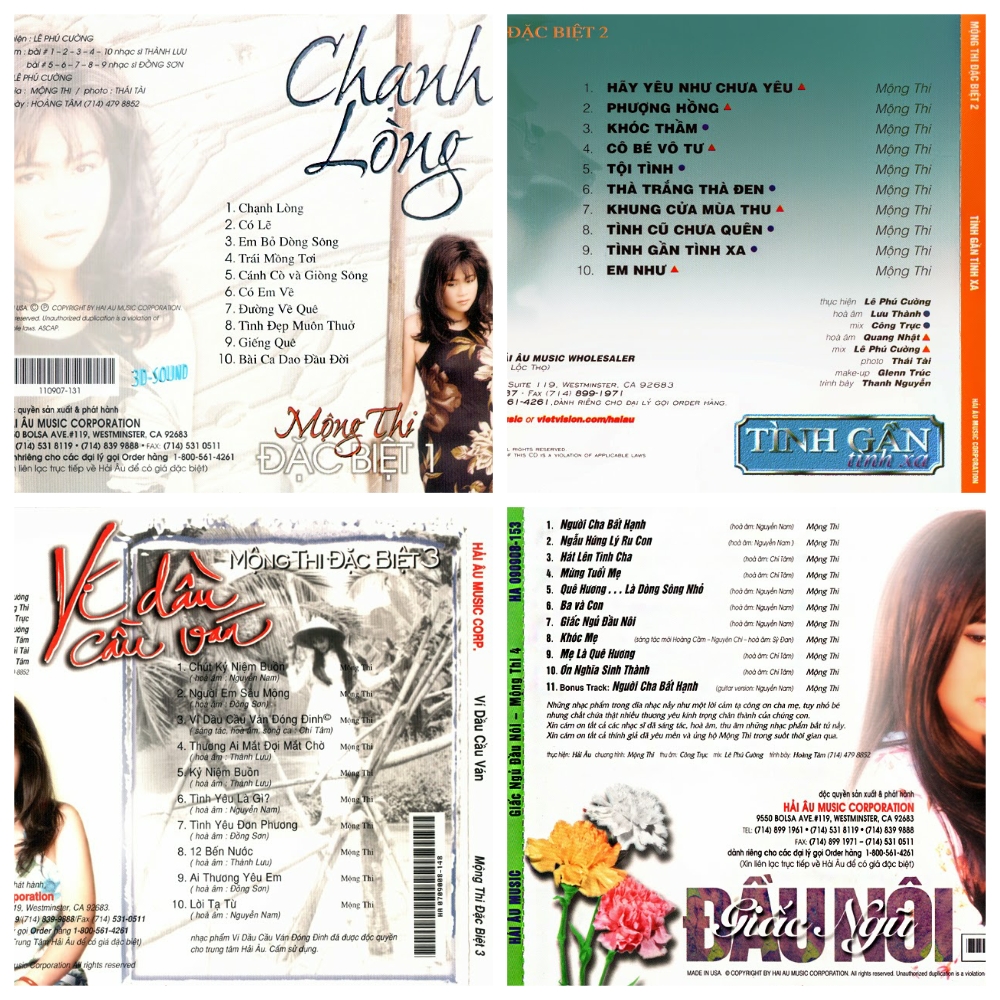 [MDCD] Bộ 4 Đĩa CD Mộng Thi Đặc Biệt 1234