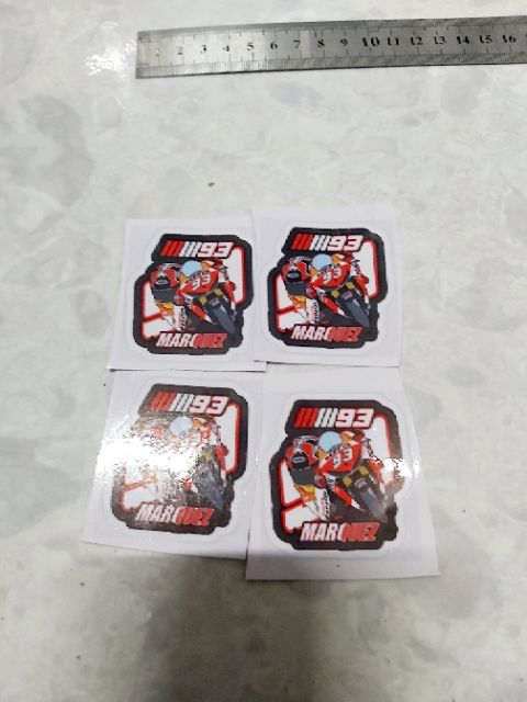 Combo 2 Tem Decal Marquez 93 Dán Xe Giá Rẻ