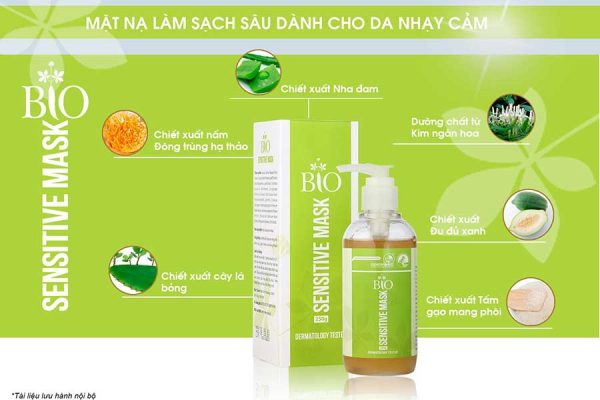 [HCM]Bio Sensitive Mask – Mặt nạ thải độc tố cho da nhạy cảm