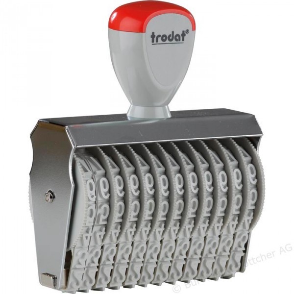 Dấu số tự xoay chấm mực, số cao 9mm (  Trodat)