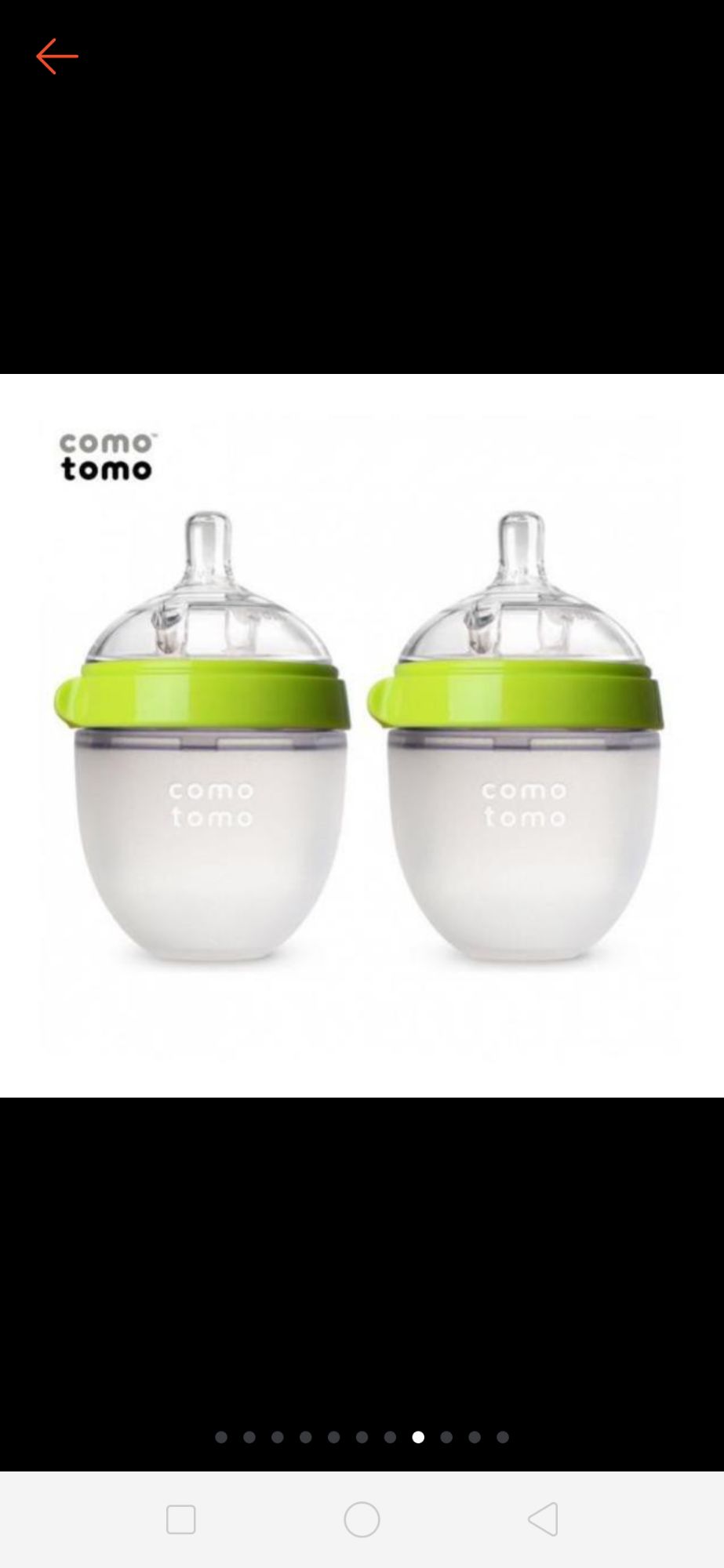 Bộ 2 bình sữa comotomo 150ml/250ml đủ 2 màu xanh/hồng