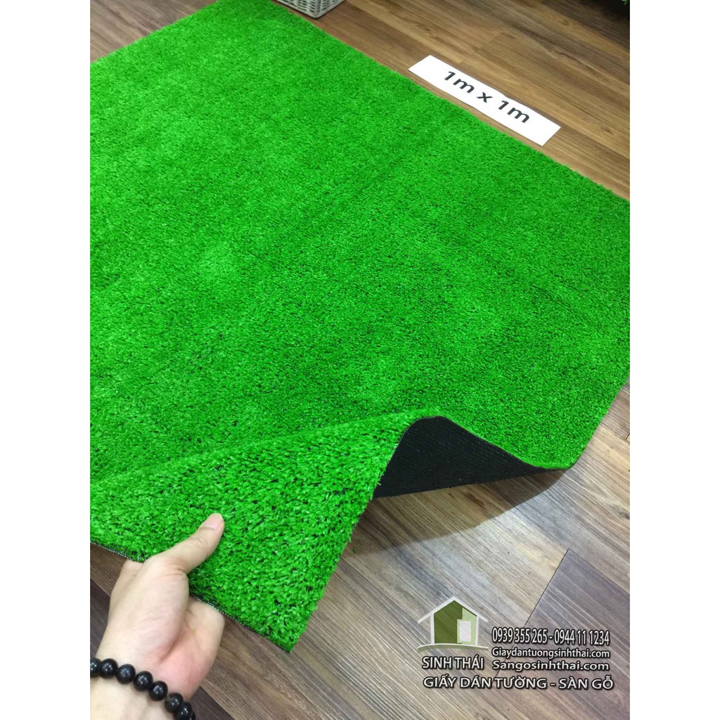 Tấm cỏ nhựa nhân tạo dày 1cm [ 100cm x 100cm ]