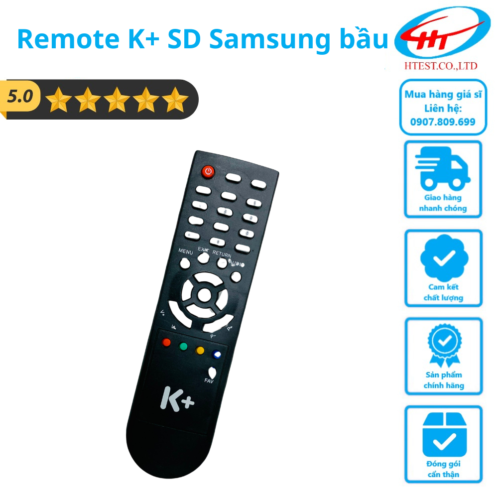 (Tặng kèm pin ) ĐIỂU KHIỂN ĐẦU THU K+ SD loại BẦU - SP001656