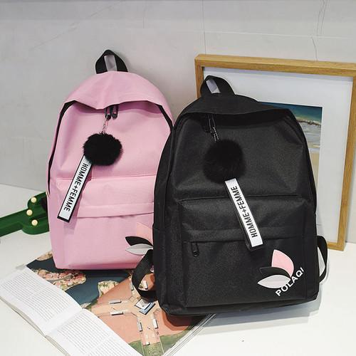 [HCM]Balo Thời Trang Nam Nữ 3 Chiếc Lá Fashion