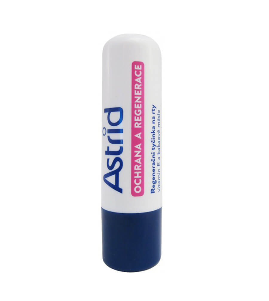 Son dưỡng môi mỡ hươu Astrid, CH Séc (4.7g màu trắng và xanh, 3g trắng và hồng) giúp dưỡng ẩm, tái t