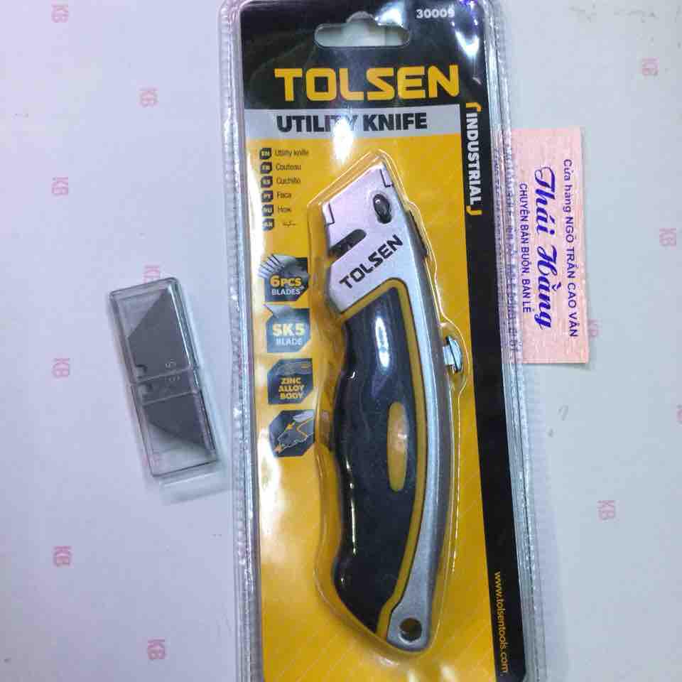 DỤng cụ cắt cáp Tolsen 30009 kèm 10 lưỡi dao