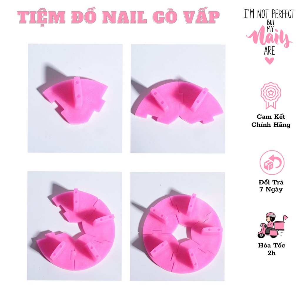 Đế gắn móng nhựa 5 pcs