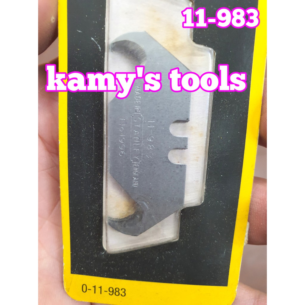 Lưỡi dao rọc cáp cong Stanley model 11-983 (1 vĩ/5 lưỡi)