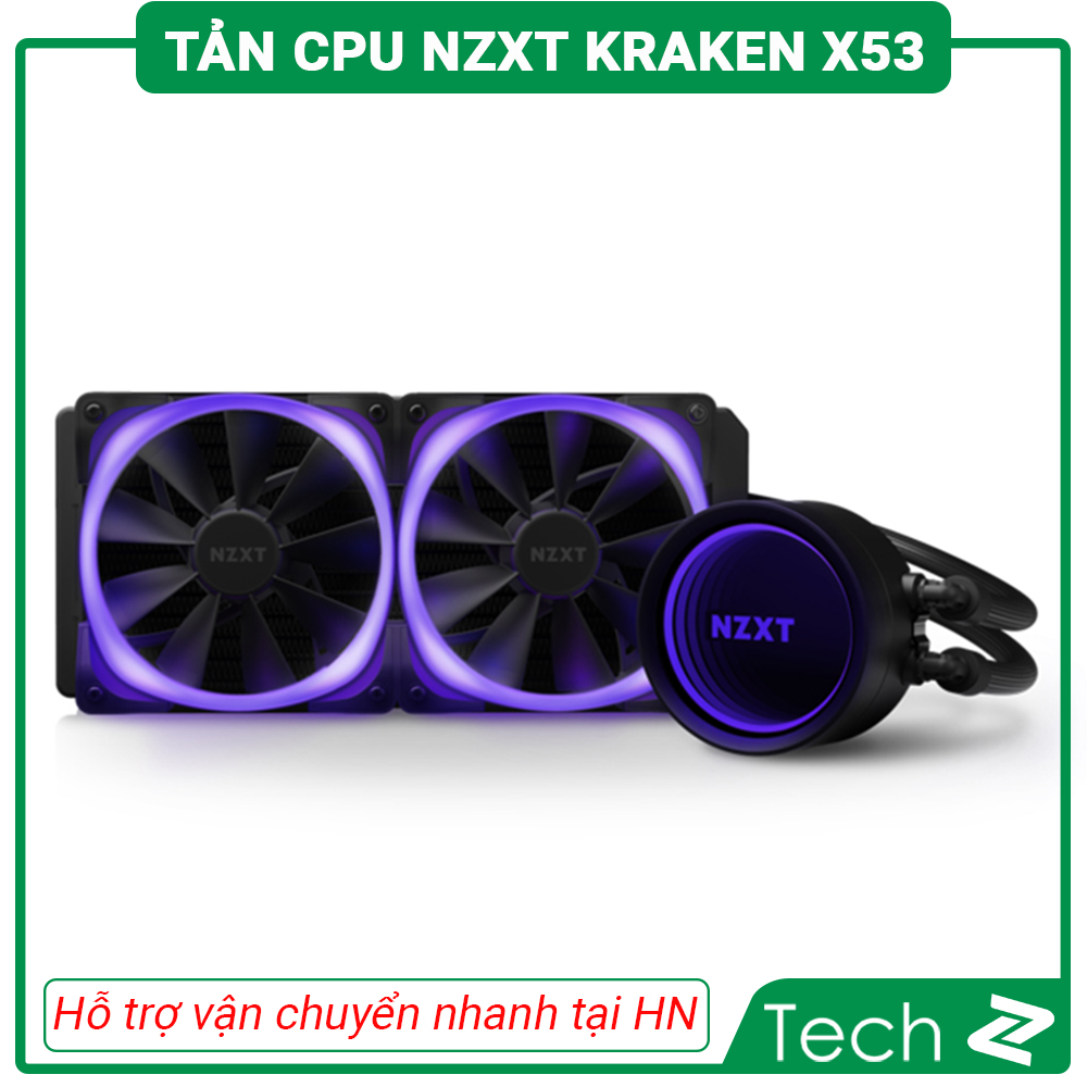 [FREESHIP MAX] Tản nhiệt nước CPU NZXT Kraken X53 RGB (Black/White)