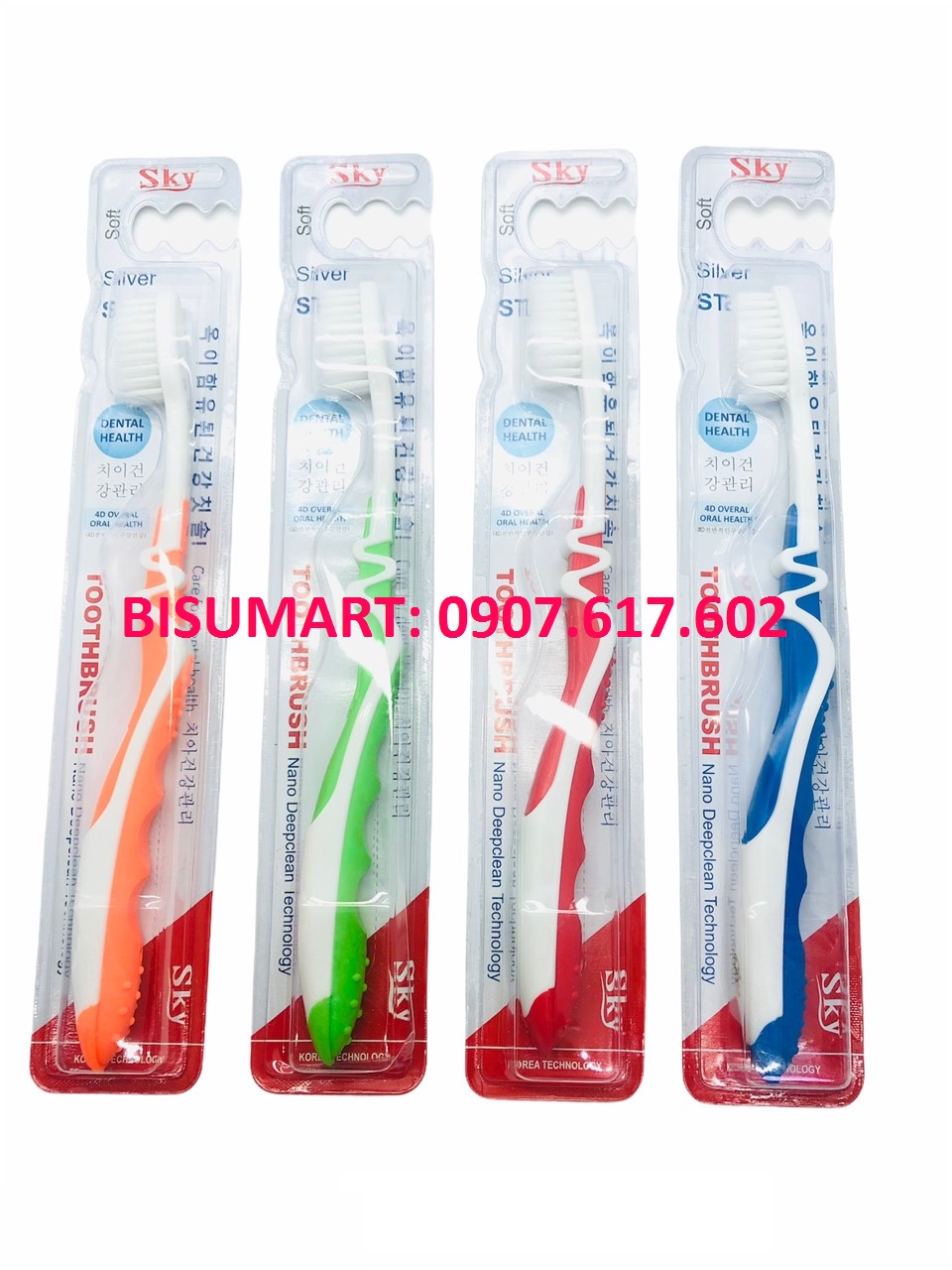 Bàn chải đánh răng SKY siêu mềm công nghệ Nano
