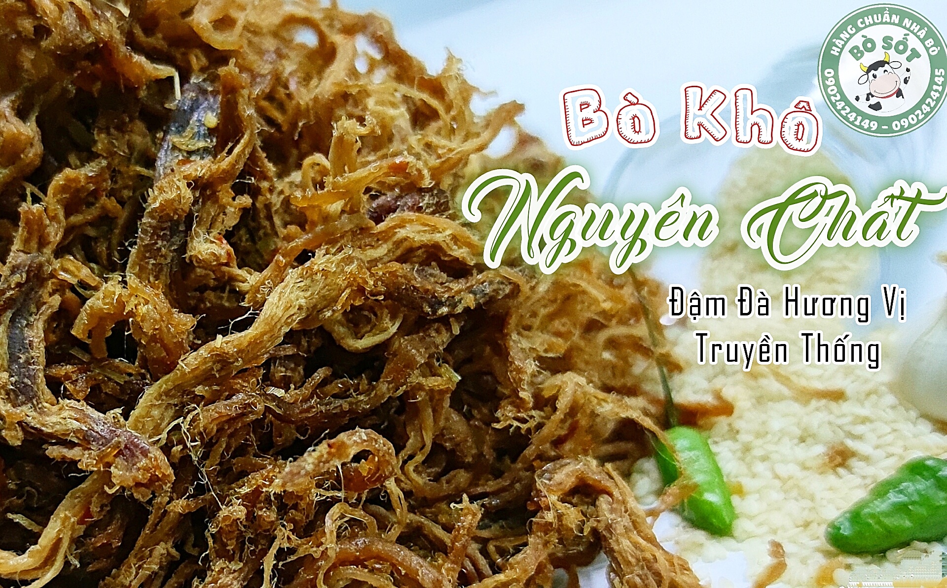 [LOẠI NGON] 100gram KHÔ BÒ XÉ NGUYÊN CHẤT