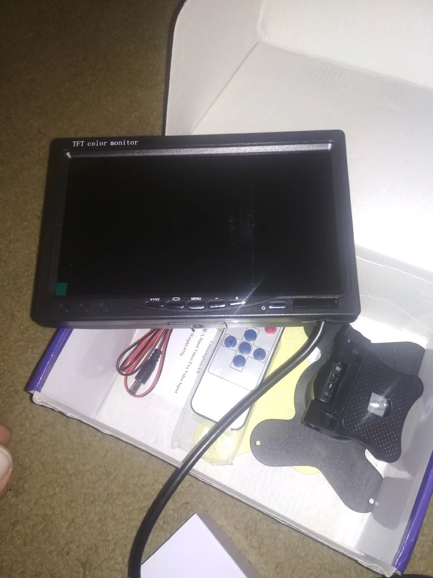 Màn hình camera lùi cho ô tô LCD 7 inch
