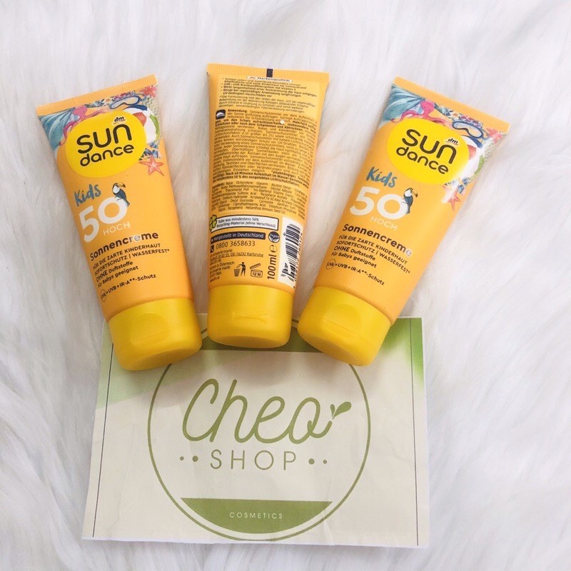 Kem chống nắng Sundance Kids Đức 100ml
