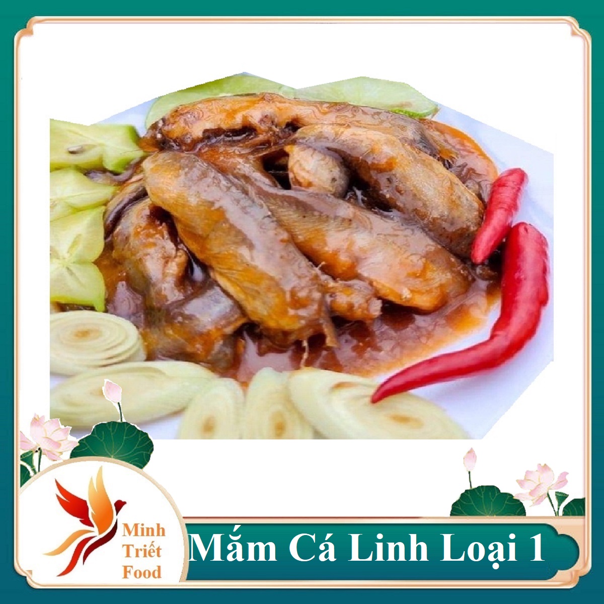 1 KG MẮM CÁ LINH ĐẶC SẢN MINH TRIẾT CHUYÊN NẤU LẨU, BÚN MẮM  THƠM NGON