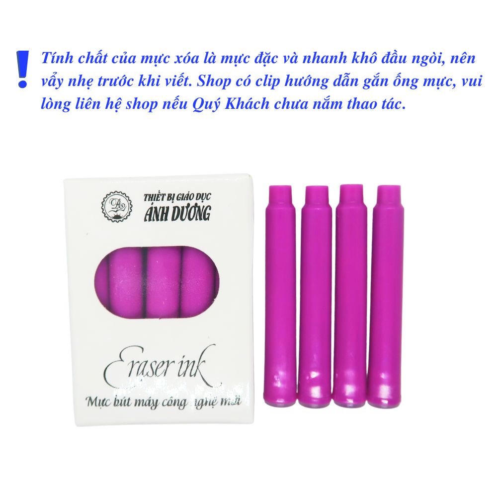 Erasable Ink Cartridges Do Not Require Ink Pumping (10 Cartridges)