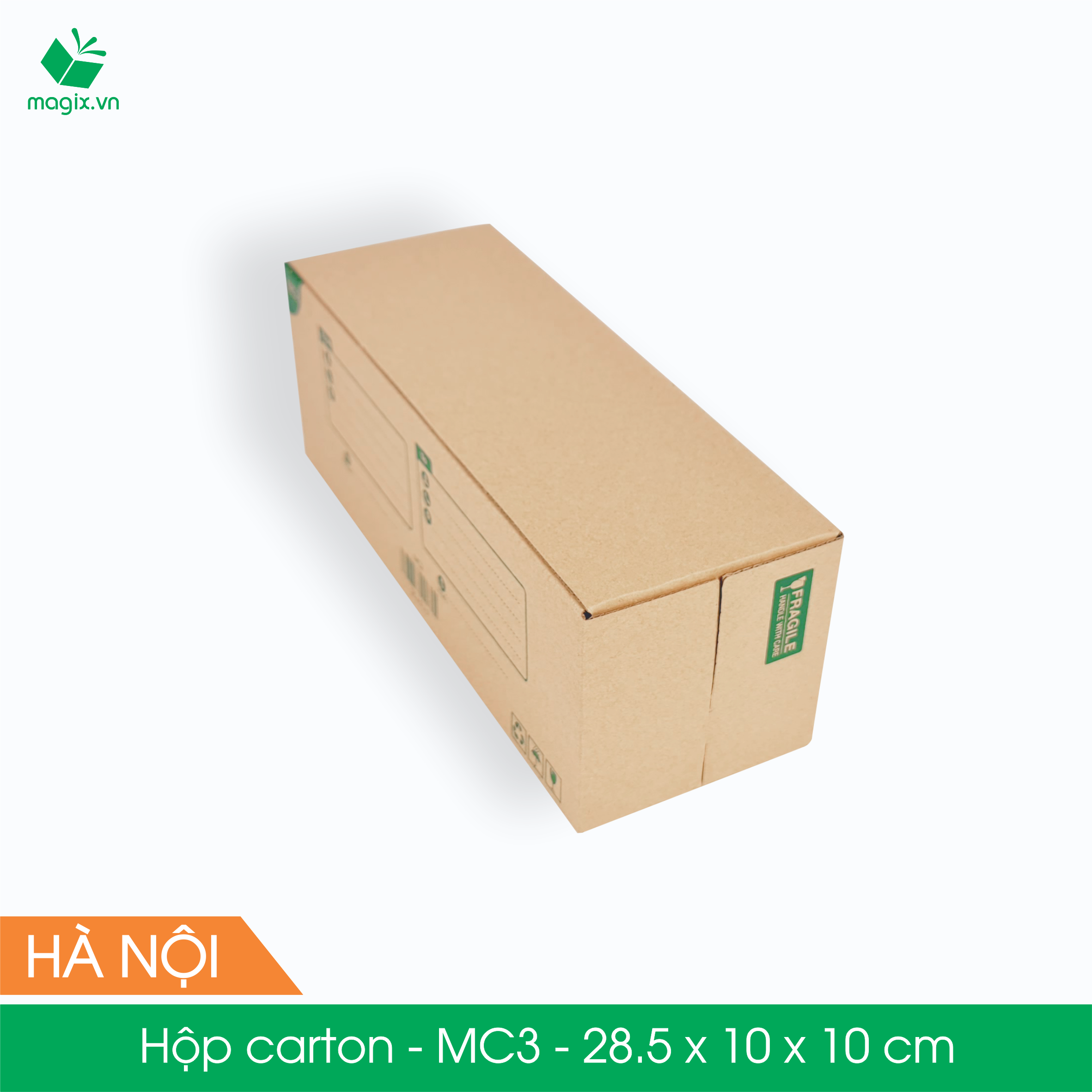 MC3 - 28.5x10x10 cm - 100 Thùng hộp carton