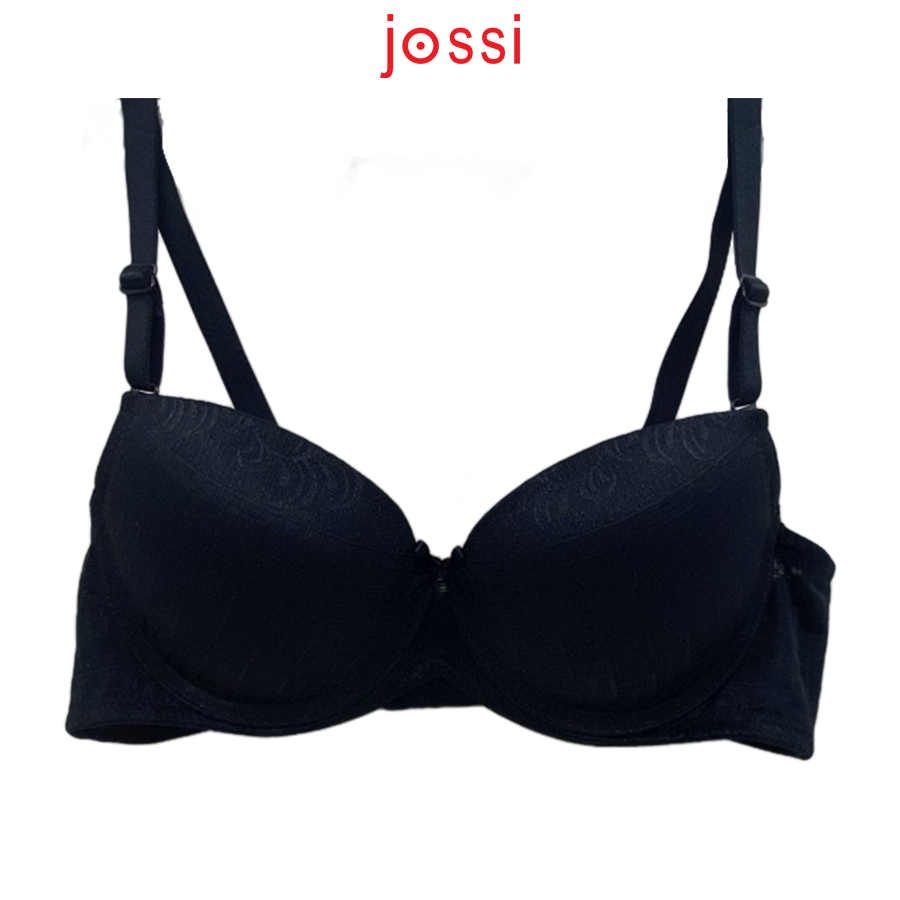 Áo lót ren lưới mút dày cúp xéo - Jossi 1059