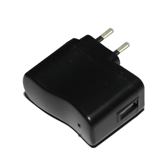 Cóc Sạc Đen Có Led