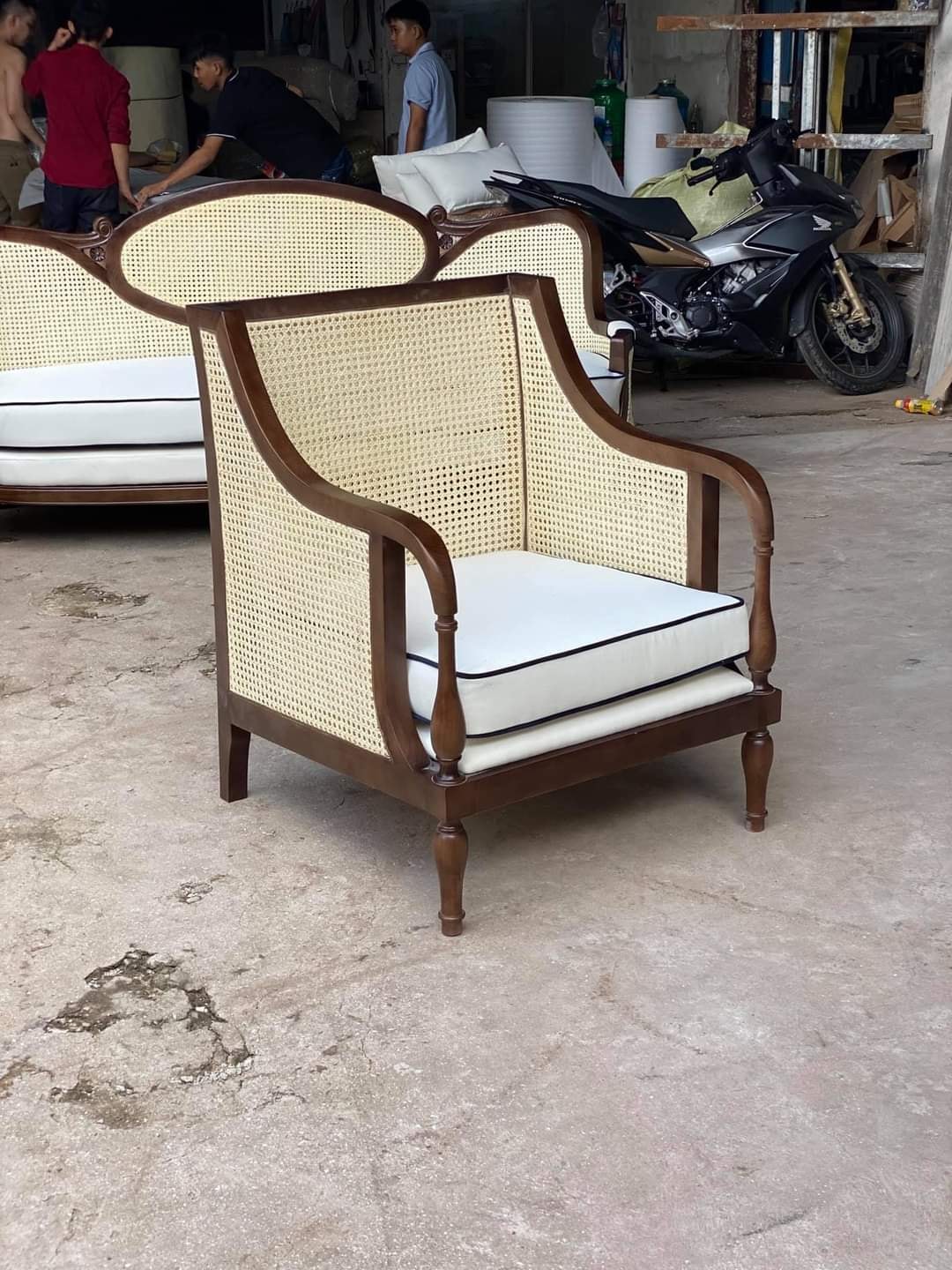 lưới mây mắt cáo tự nhiên 100% khổ 60cm