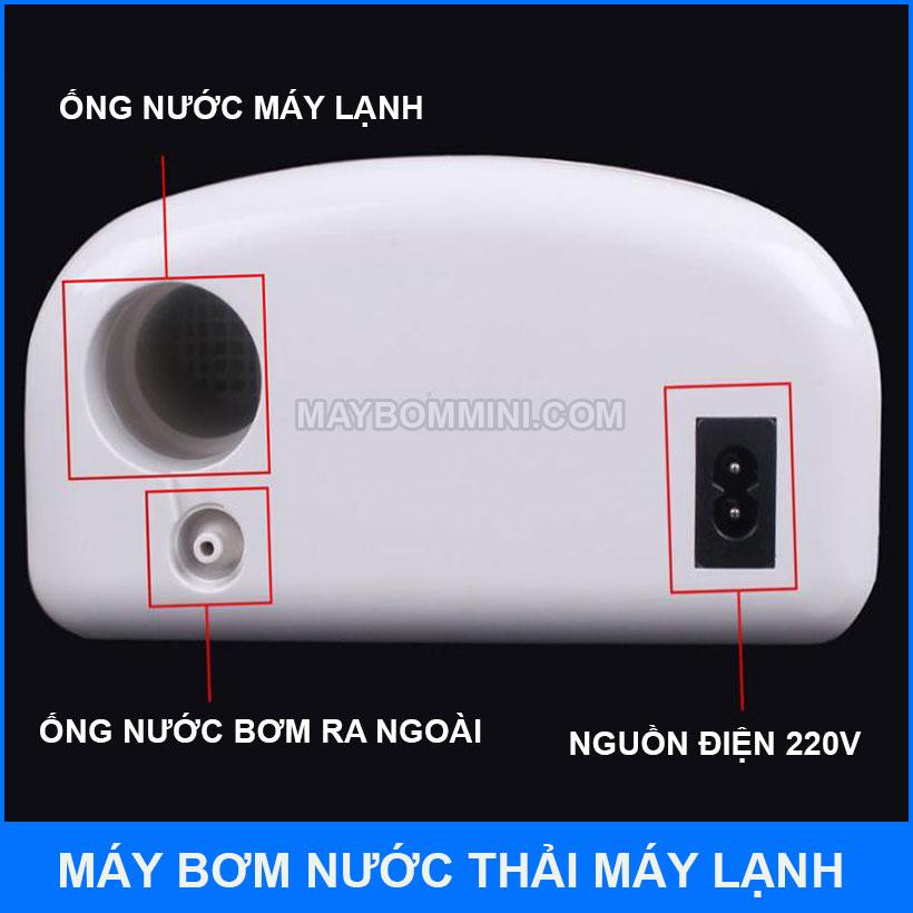 Máy bơm nước thải máy lạnh cao cấp Kingpump 220V 3M 30L