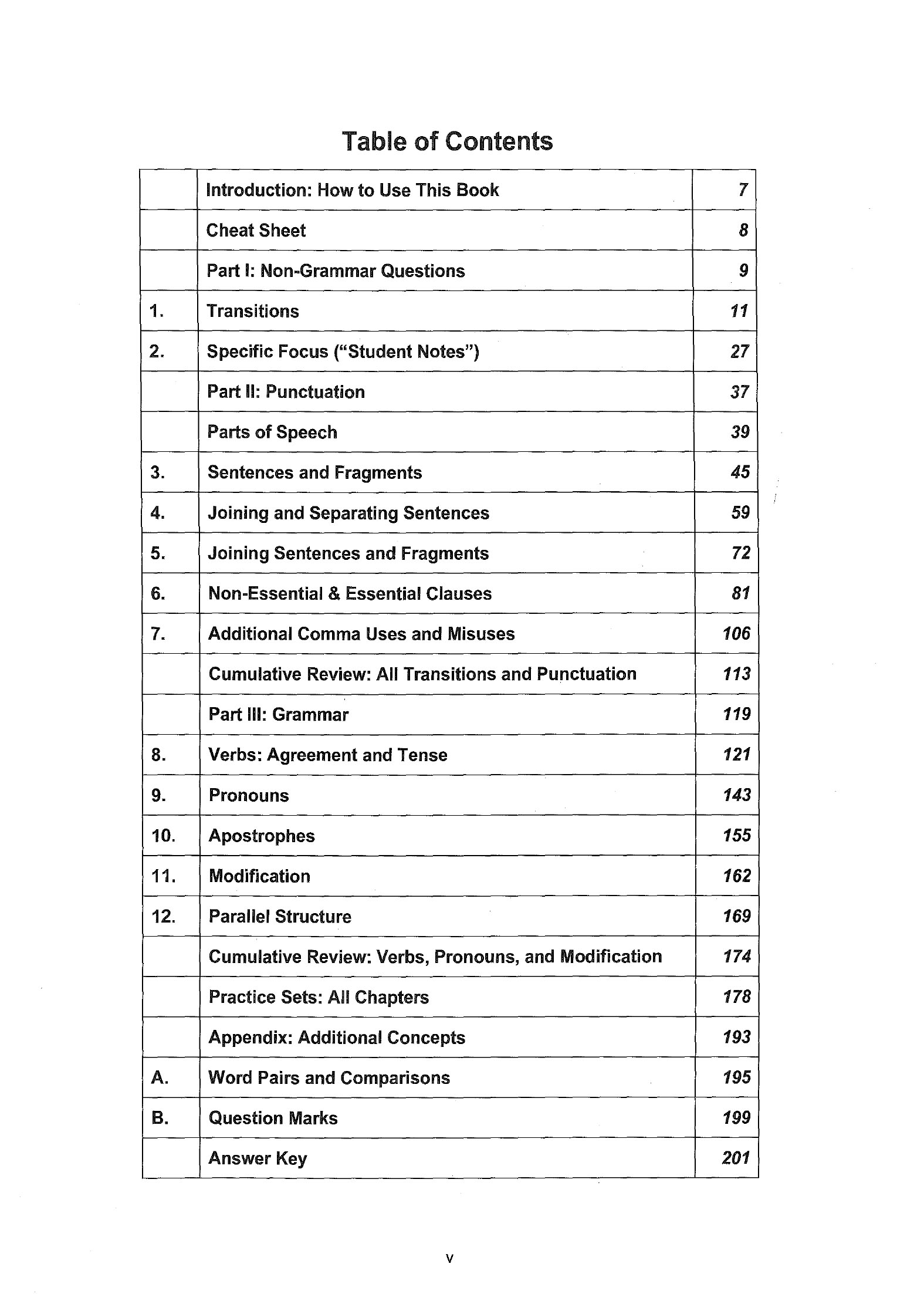 The Ultimate Guide to SAT Grammar (Sách đen trắng)