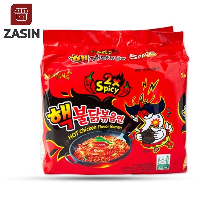 [HCM]Lốc 5 gói mì samyang vị siêu cay Hàn Quốc
