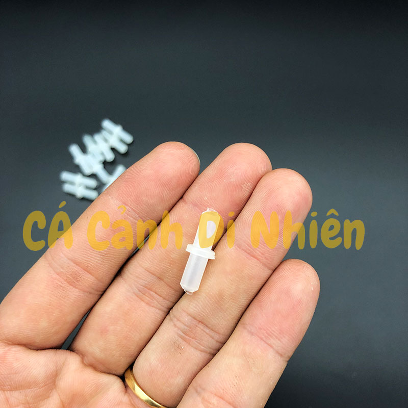 Bộ 30 ống NỐI 2 ĐẦU dây Oxy hồ cá cảnh màu TRẮNG - CÁ CẢNH DI NHIÊN