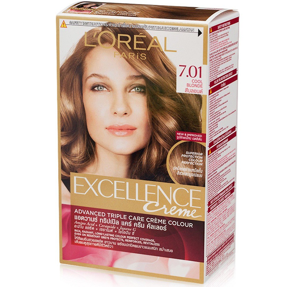Nhuộm Tóc Phủ Bạc Loreal số 7.01