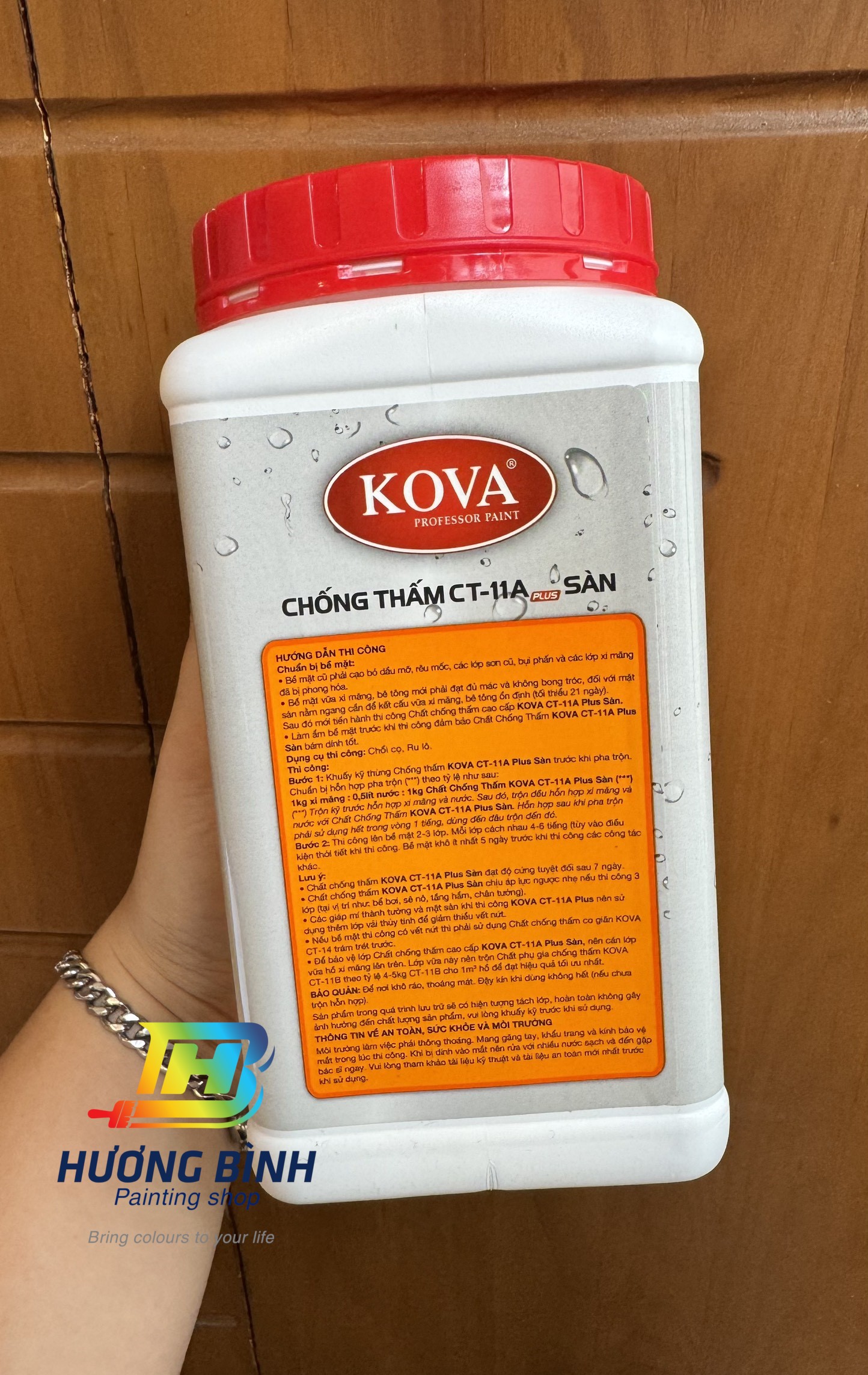 [Lon 1kg] Chống thấm SÀN Kova CT-11A