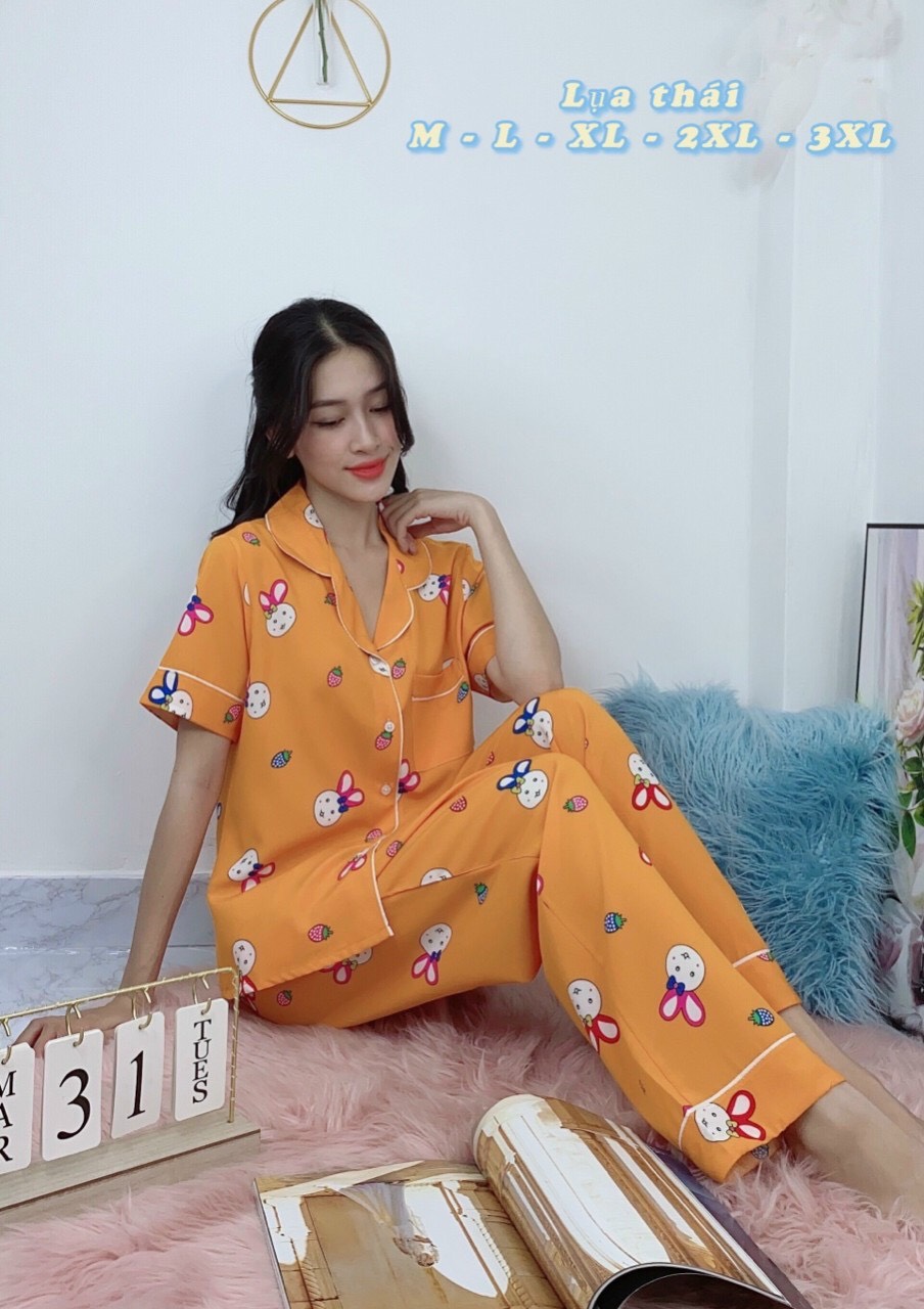 [HCM]Đồ bộ mặc nhà HOLA lụa thái pijama