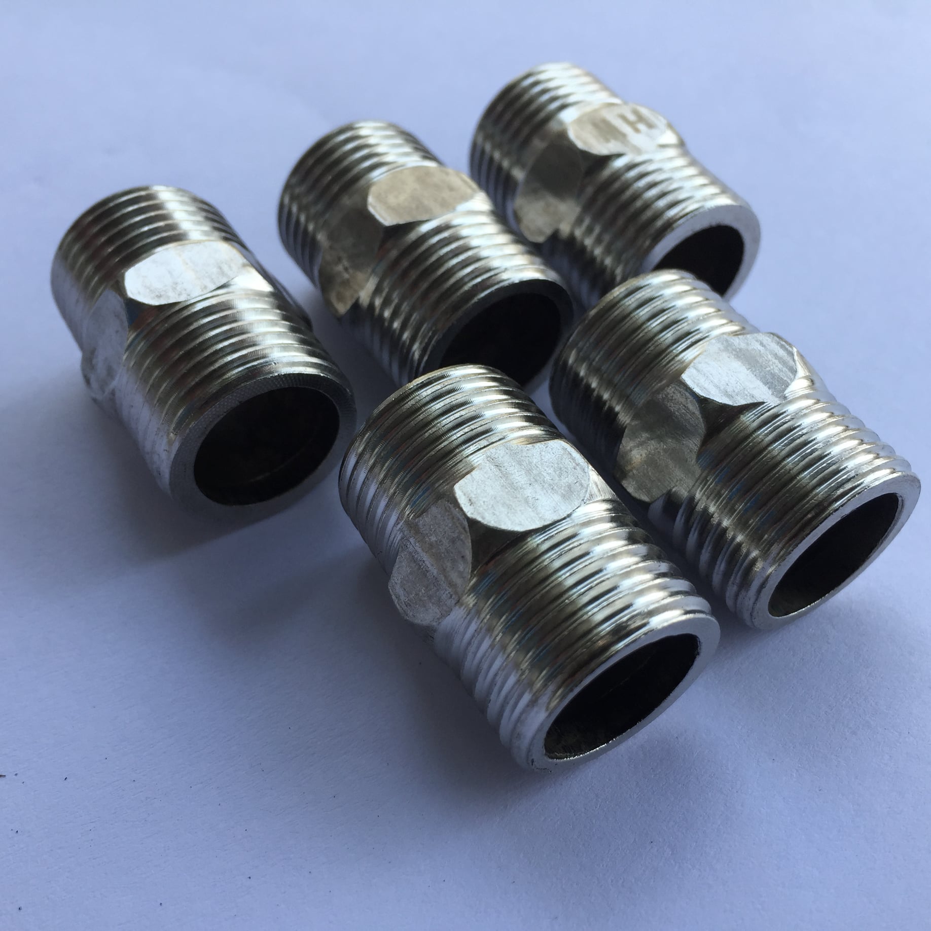 5 chiếc kép inox 304 ren ngoài 21mm