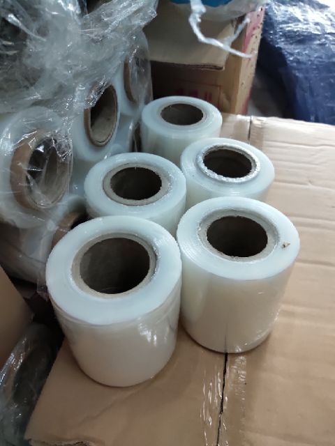 [HCM]Màng quấn PE 10cm 400gr - lõi giấy mỏng