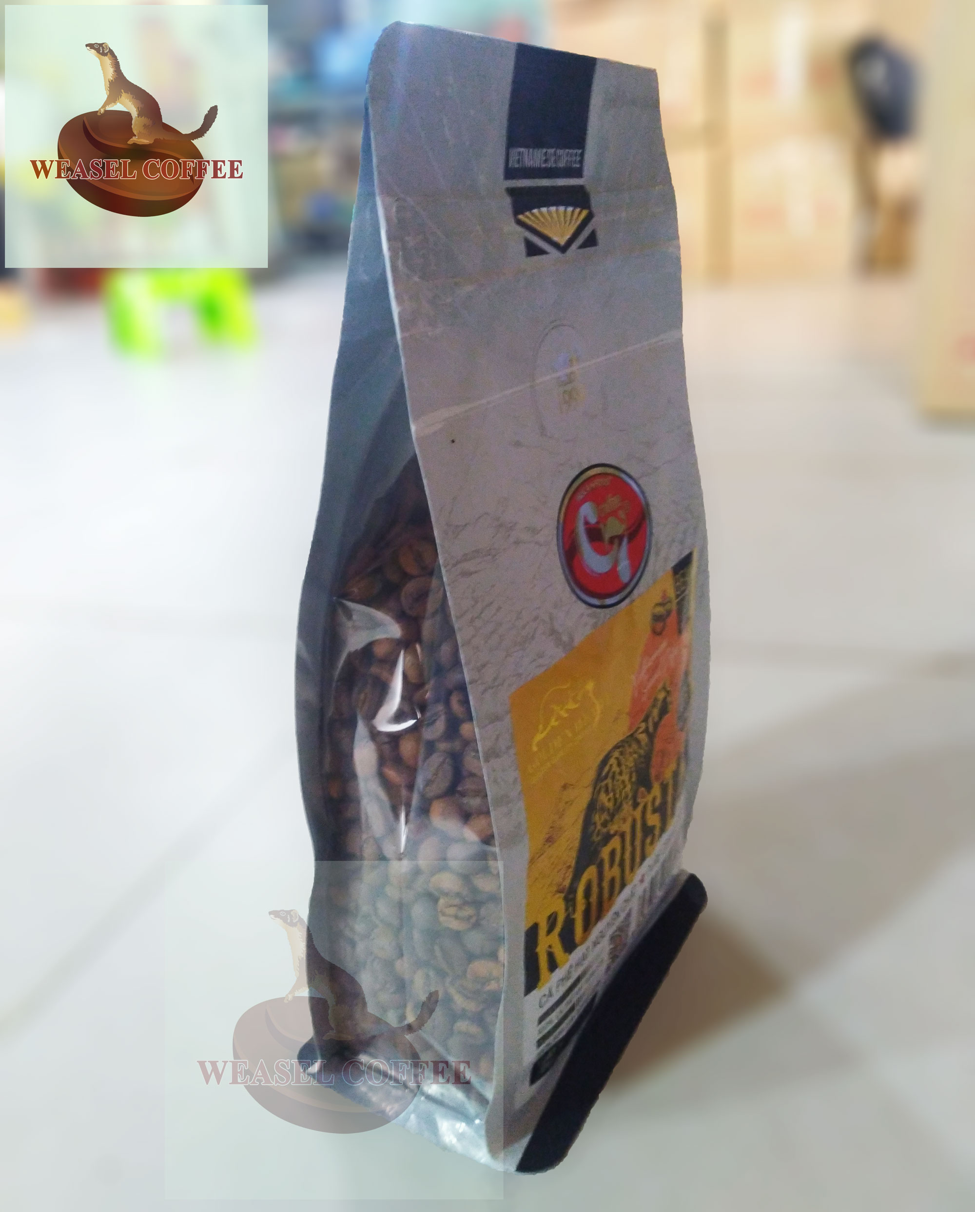 Combo of 2 Bags (1kg of Beans) - Robusta Coffee with Rustic Roasted Musk Flavor