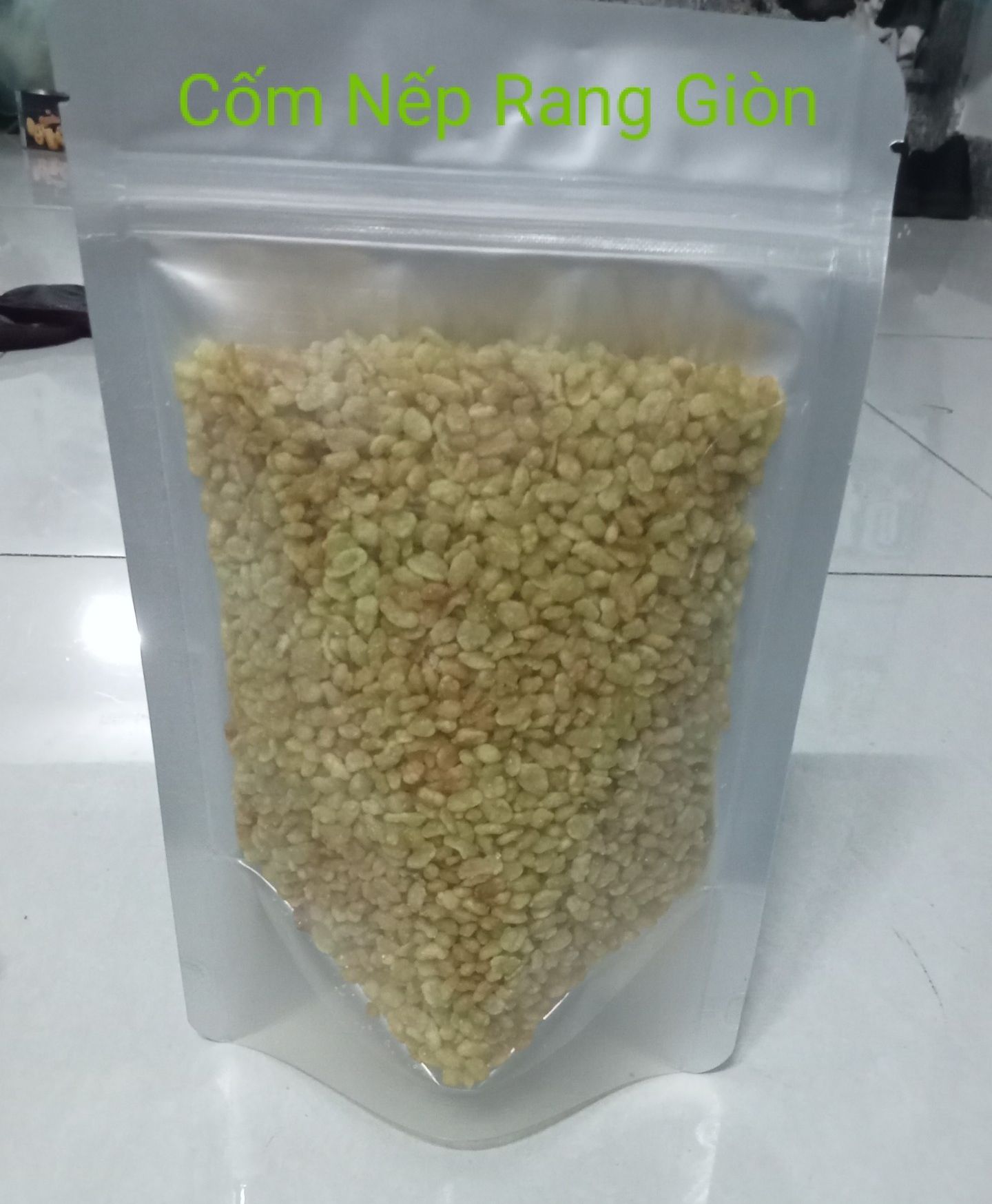 1 KG CỐM NẾP RANG GIÒN,CỐM NẾP NON CHIÊN GIÒN