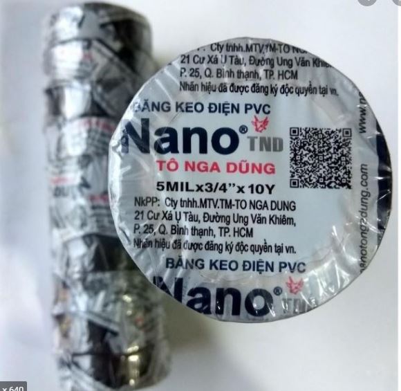 băng keo nano cách điện 20 yard