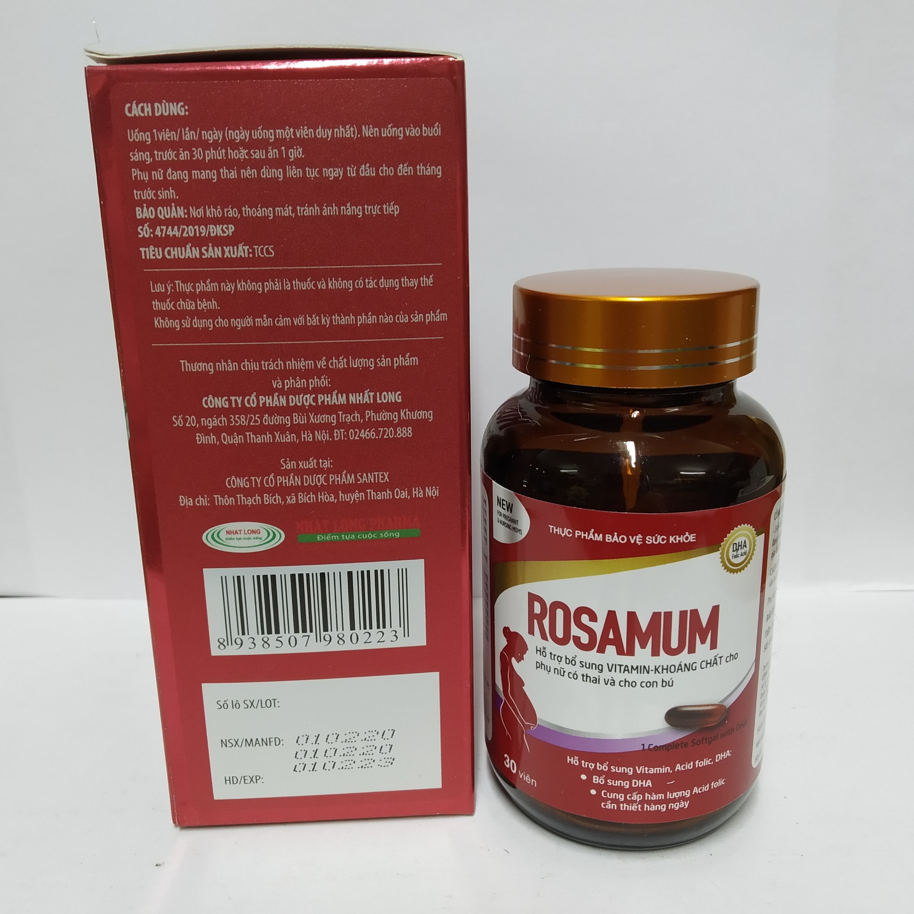 Rosamum Vitamin và khoáng chất cho bà bầu