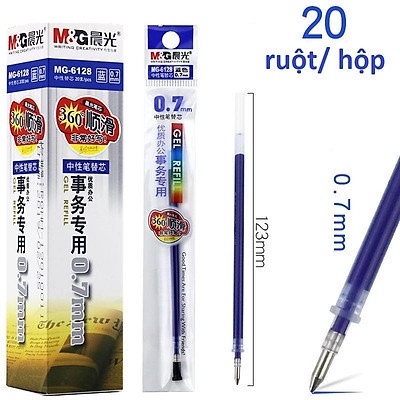 Bút kí - bút gel 0.7mm m&g agp13671, ruột thay thế mg-6128