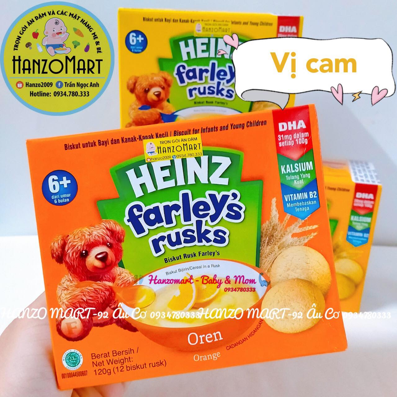[6M+] Bánh Quy Ăn Dặm Heinz Cho Bé