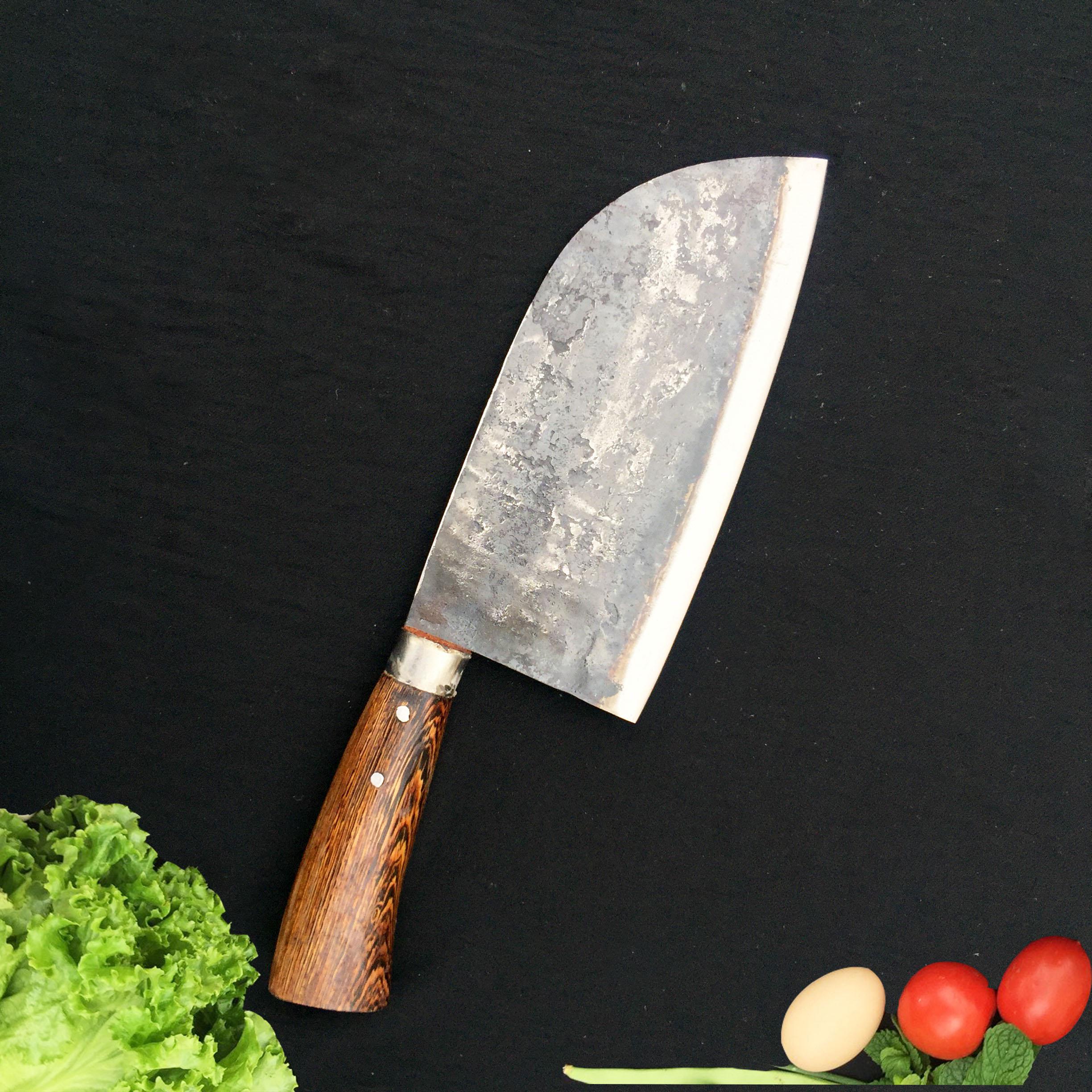 Dao thép nhíp dân tộc chặt gà vịt, xương - Mộc Nhiên