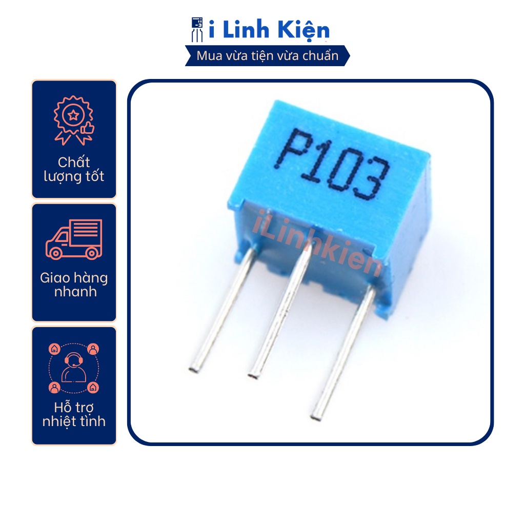 Biến trở vuông 10k 3362p-103 chất lượng tốt.