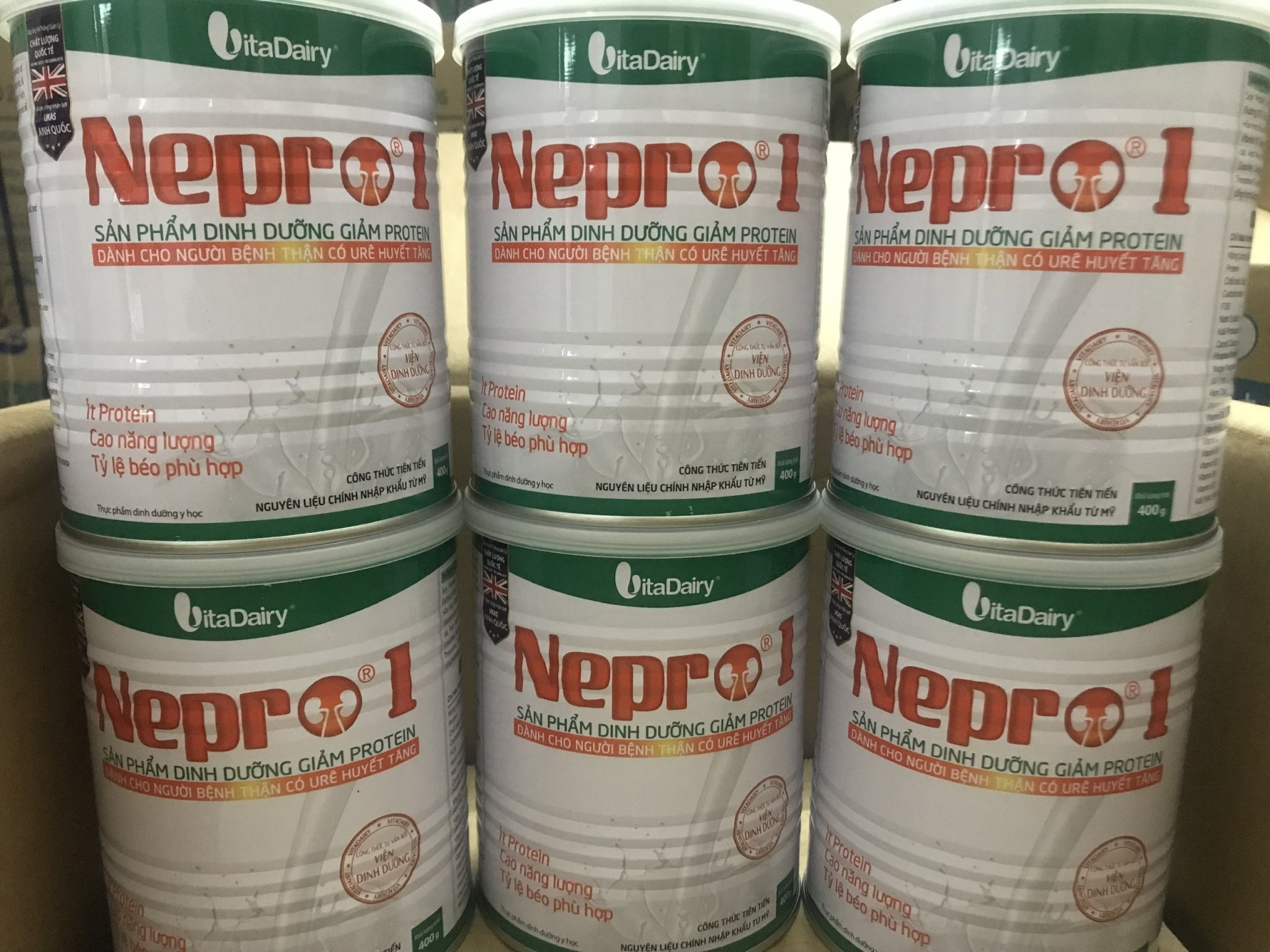 Sữa nepro 1 400G (Date mới nhất) - Dành cho người bệnh thận (Sản phẩm dinh dưỡng giảm Protein dành cho người bệnh thận)