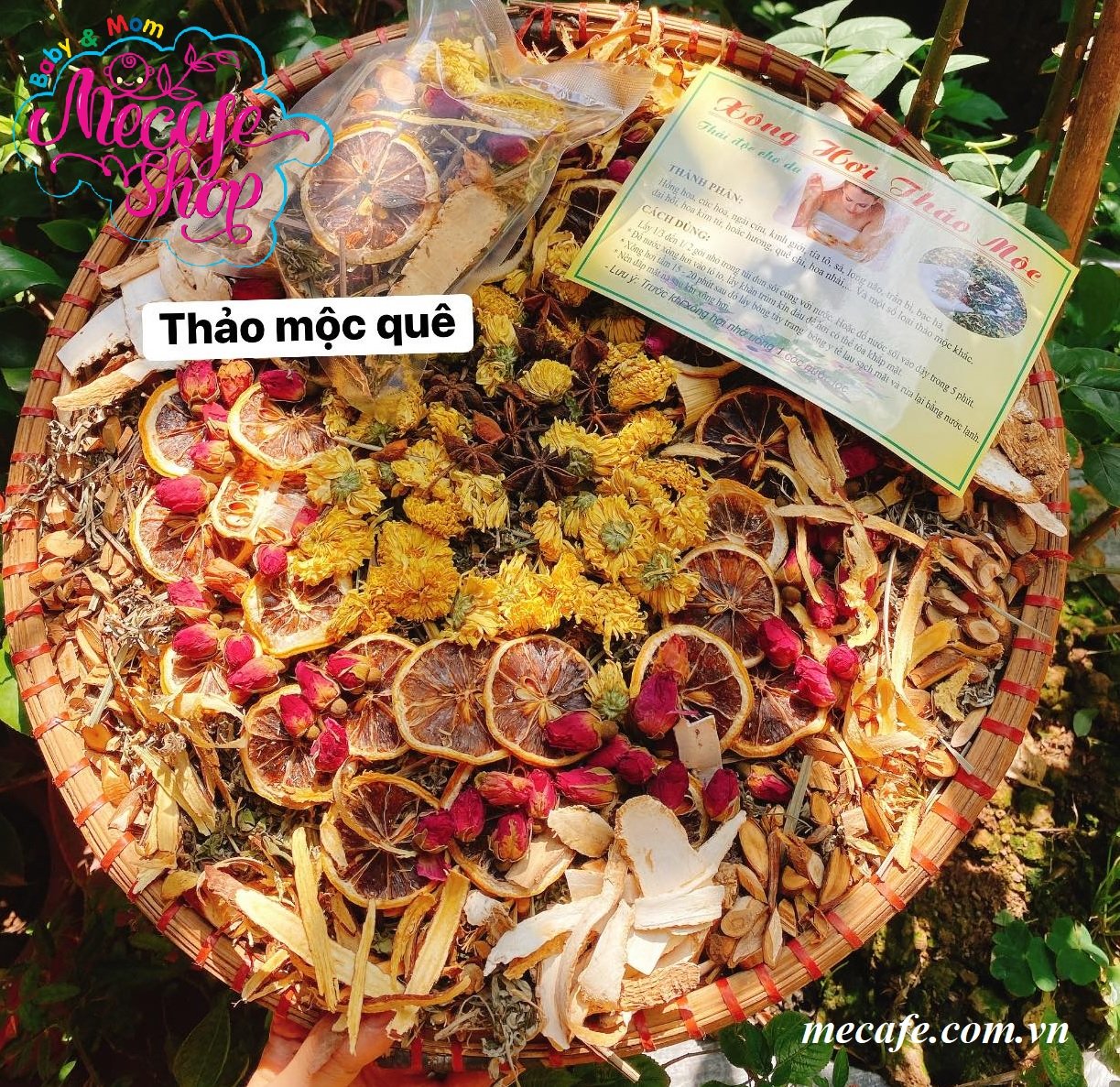 [HCM]Thảo mộc xông mặt sau sinh Handmade (12 lần xong)