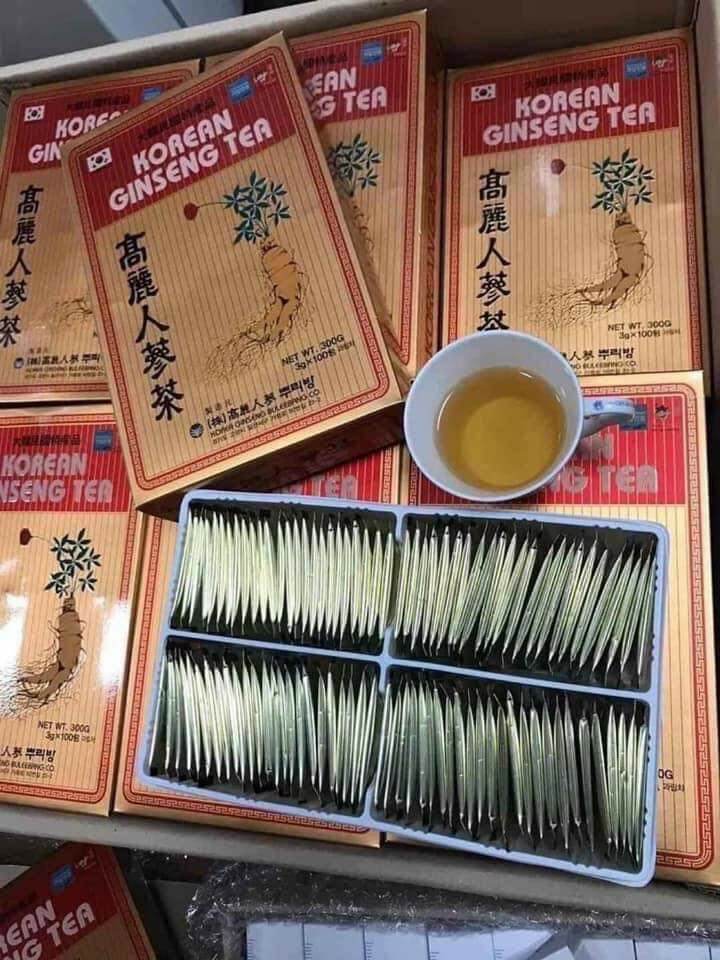 Trà sâm Hàn Quốc hộp 100 gói